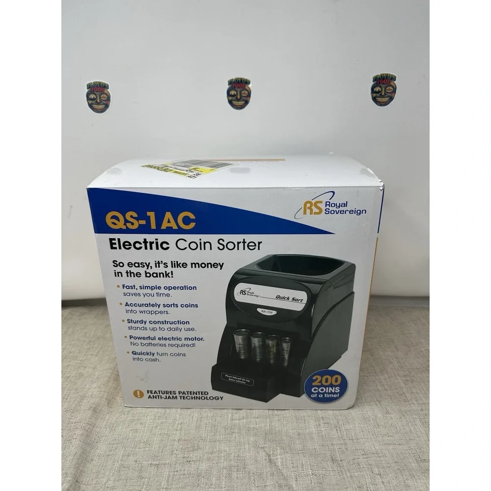 Royal Sovereign QS-1AC Coin‎ Sorter Counter Machine tested and works perfectly